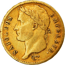 Münze, Frankreich, Napoléon I, 20 Francs, 1813, Paris, SS, Gold, KM:695.1