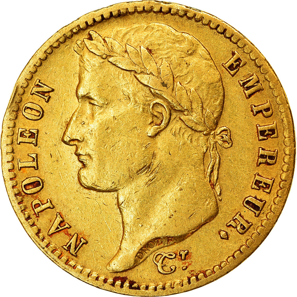 Moneta, Francja, Napoléon I, 20 Francs, 1813, Paris, AU(50-53), Złoto