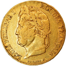 Coin, France, Louis-Philippe, 20 Francs, 1839, Paris, EF(40-45), Gold, KM:750.1