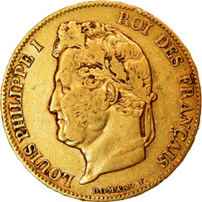 Munten, Frankrijk, Louis-Philippe, 20 Francs, 1841, Paris, FR+, Goud, KM:750.1