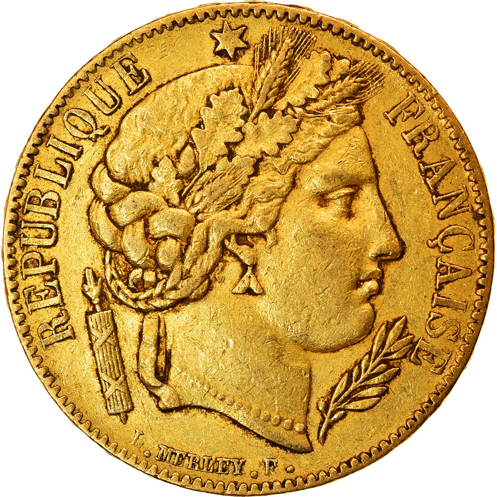 Münze, Frankreich, Cérès, 20 Francs, 1849, Paris, Rare, SS+, Gold, KM:762