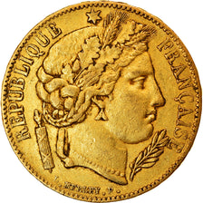 Münze, Frankreich, Cérès, 20 Francs, 1849, Paris, Rare, SS+, Gold, KM:762