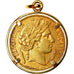 Coin, France, Cérès, 20 Francs, 1850, Paris, Jewel - Gold Pendant, AU(50-53)