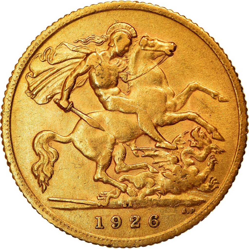 Monnaie, Afrique du Sud, George V, 1/2 Sovereign, 1926, SUP, Or, KM:20
