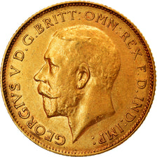 Münze, Südafrika, George V, 1/2 Sovereign, 1926, VZ, Gold, KM:20