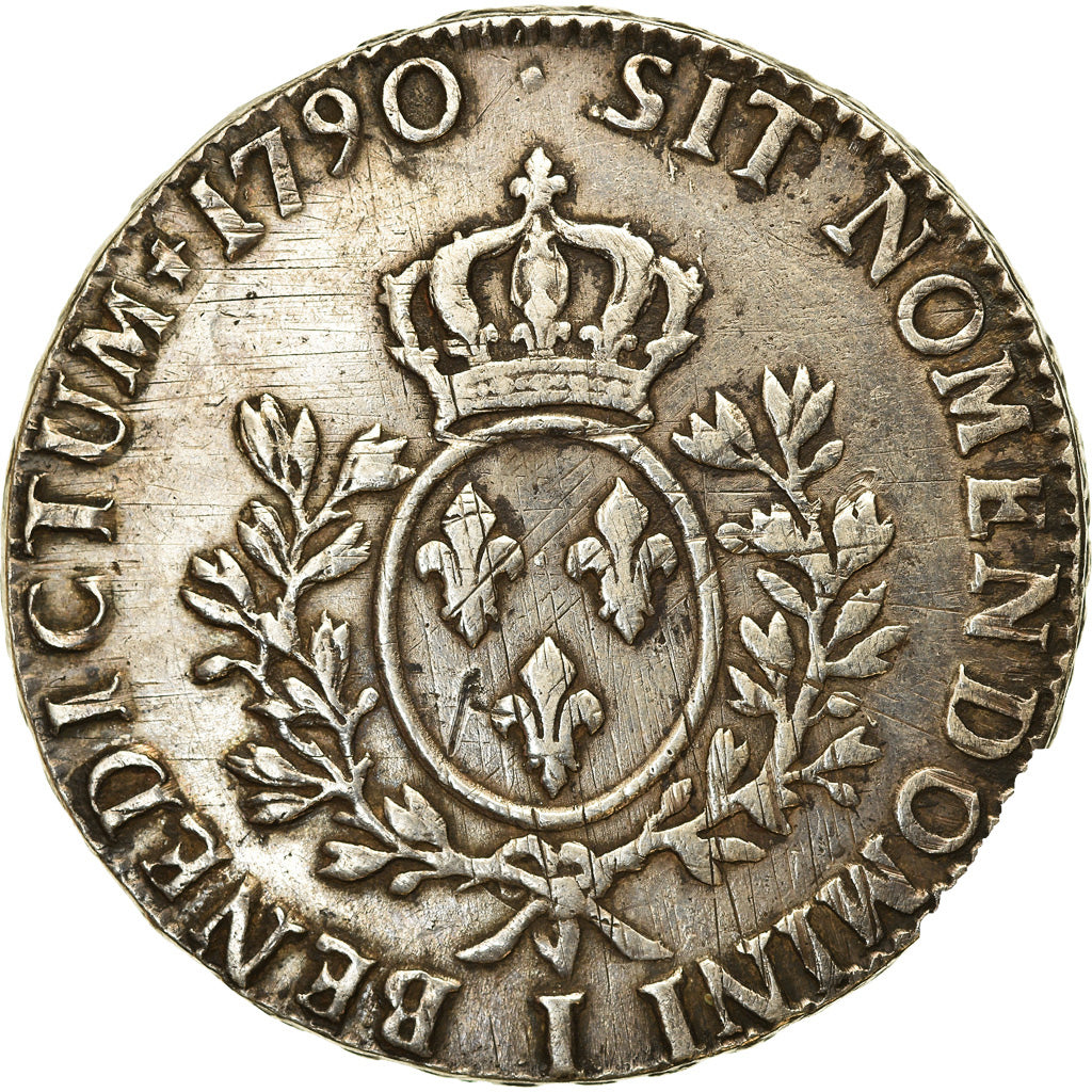 Monnaie, France, Louis XVI, Écu aux branches d'olivier, Ecu, 1790, Limoges