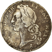 Moneda, Francia, Louis XV, Écu au bandeau, Ecu, 1761, Paris, BC+, Plata