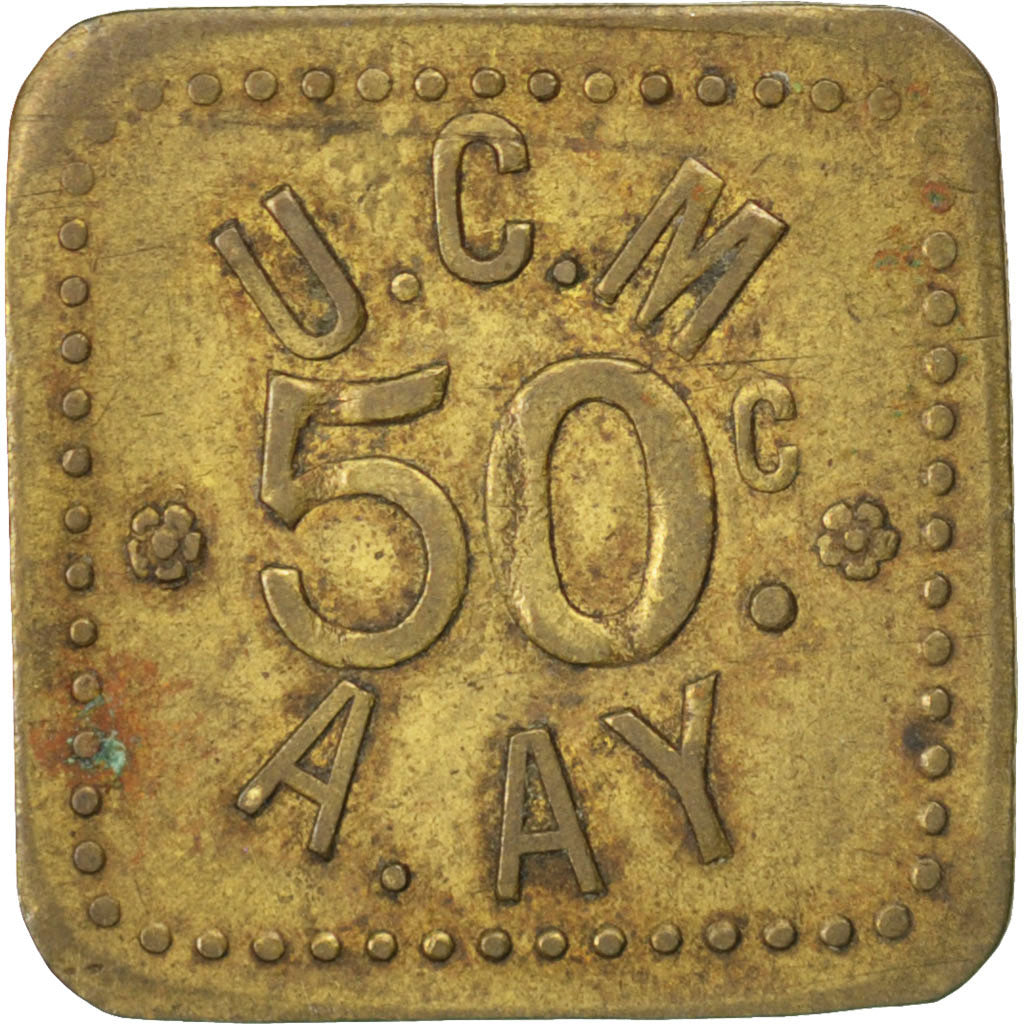 Coin, France, 50 Centimes, EF(40-45), Brass, Elie:10.3