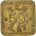Coin, France, 50 Centimes, EF(40-45), Brass, Elie:10.3