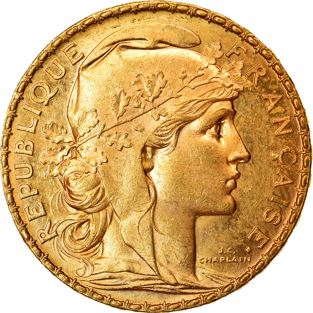 Coin, France, Marianne, 20 Francs, 1903, Paris, MS(60-62), Gold, KM:847