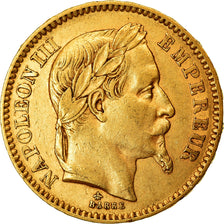 Münze, Frankreich, Napoleon III, Napoléon III, 20 Francs, 1861, Paris, SS+