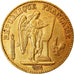 Moneta, Francja, Génie, 20 Francs, 1874, Paris, AU(50-53), Złoto, KM:825