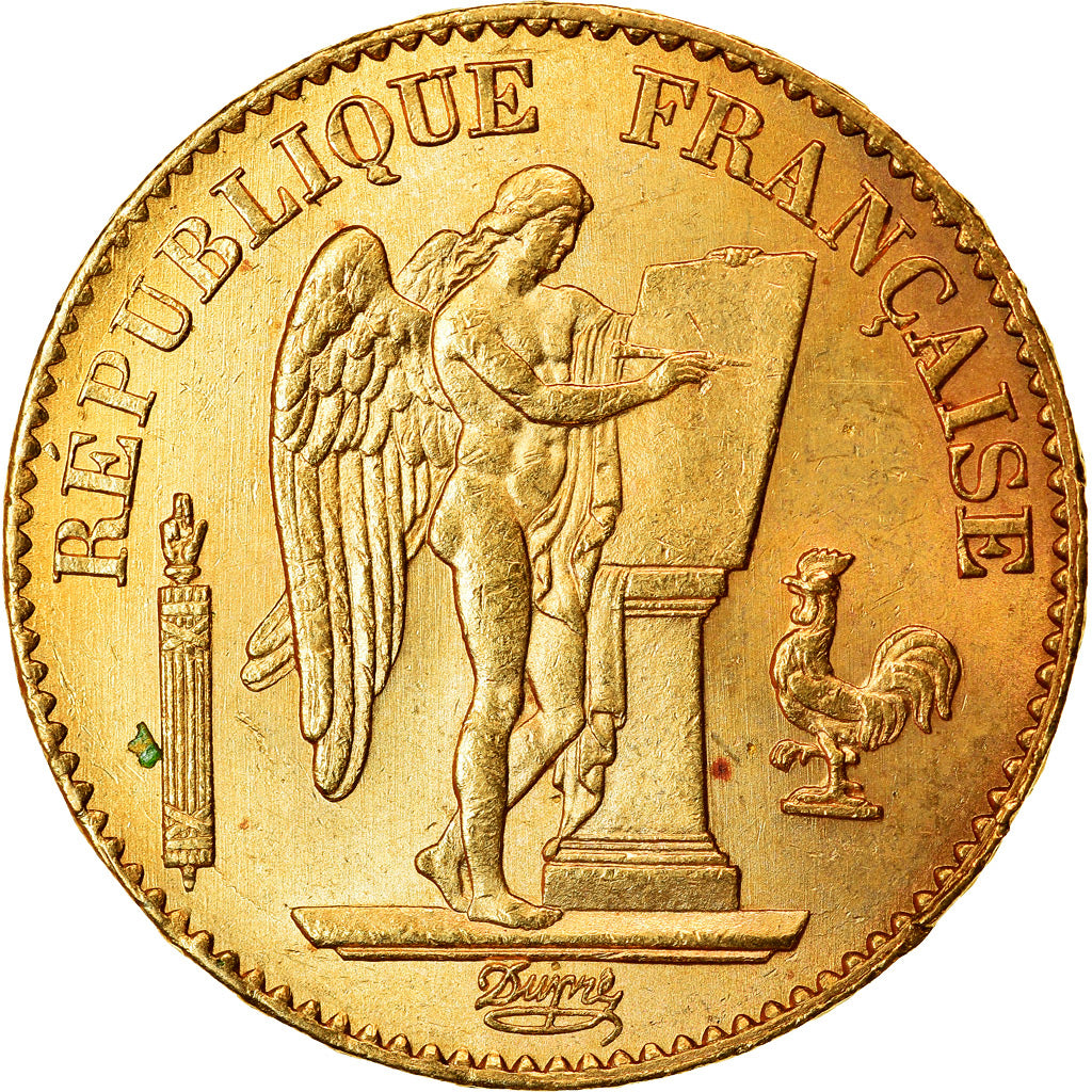Monnaie, France, Génie, 20 Francs, 1875, Paris, SUP+, Or, Gadoury:1063, KM:825