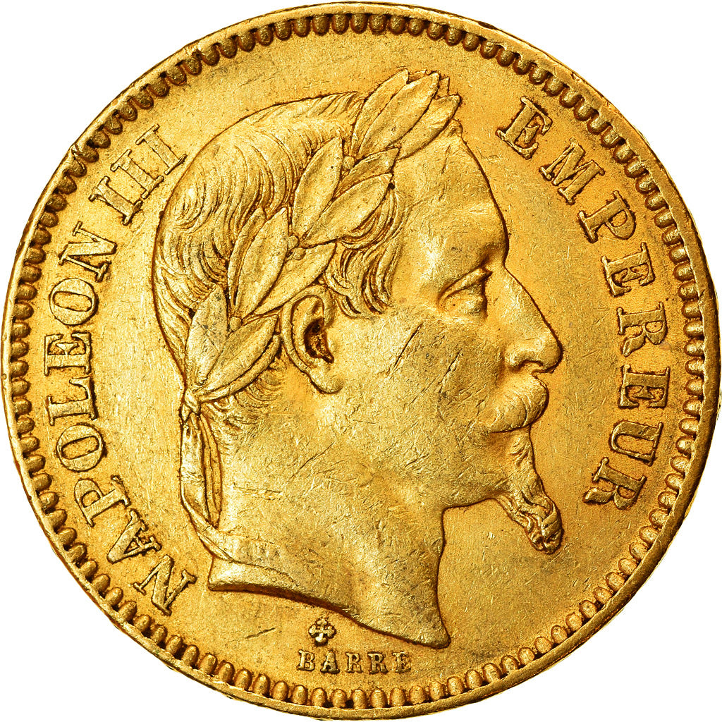 Monnaie, France, Napoleon III, Napoléon III, 20 Francs, 1862, Strasbourg, SUP