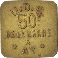 France, 50 Centimes, EF(40-45), Brass, Elie #15.2, 2.86
