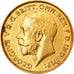 Coin, Great Britain, George V, 1/2 Sovereign, 1913, MS(60-62), Gold, KM:819