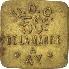 France, 50 Centimes, EF(40-45), Brass, Elie #15.2, 2.79