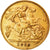 Moneta, Gran Bretagna, Edward VII, 1/2 Sovereign, 1910, SPL-, Oro, KM:804