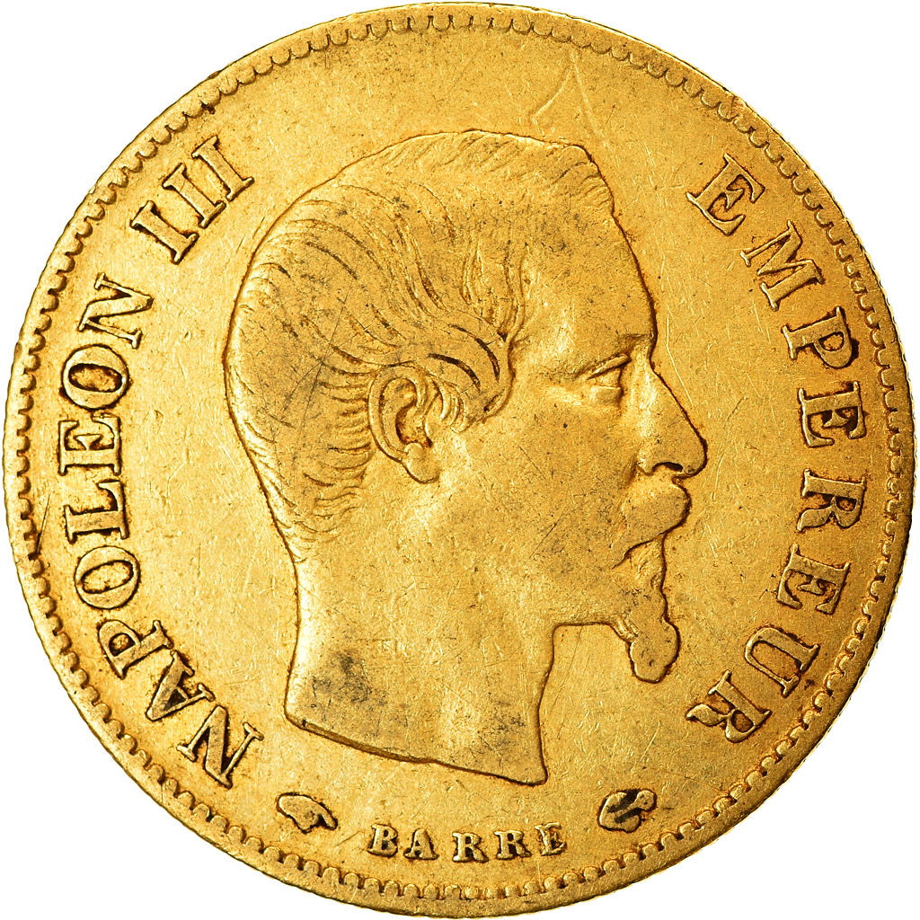 Moeda, França, Napoleon III, Napoléon III, 10 Francs, 1860, Paris, EF(40-45)