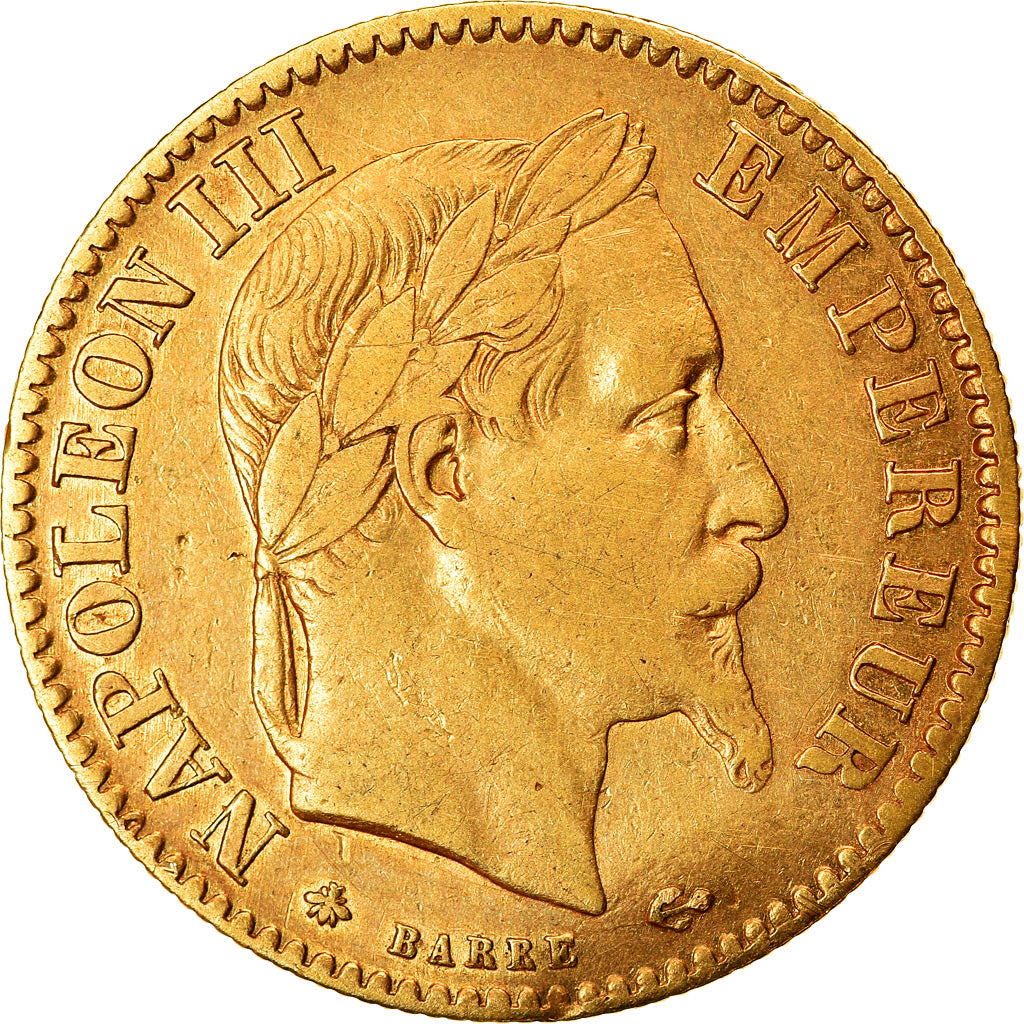Moeda, França, Napoleon III, Napoléon III, 10 Francs, 1864, Paris, EF(40-45)