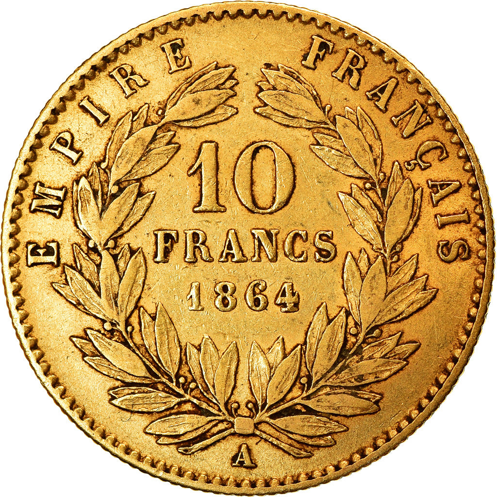 Münze, Frankreich, Napoleon III, Napoléon III, 10 Francs, 1864, Paris, SS