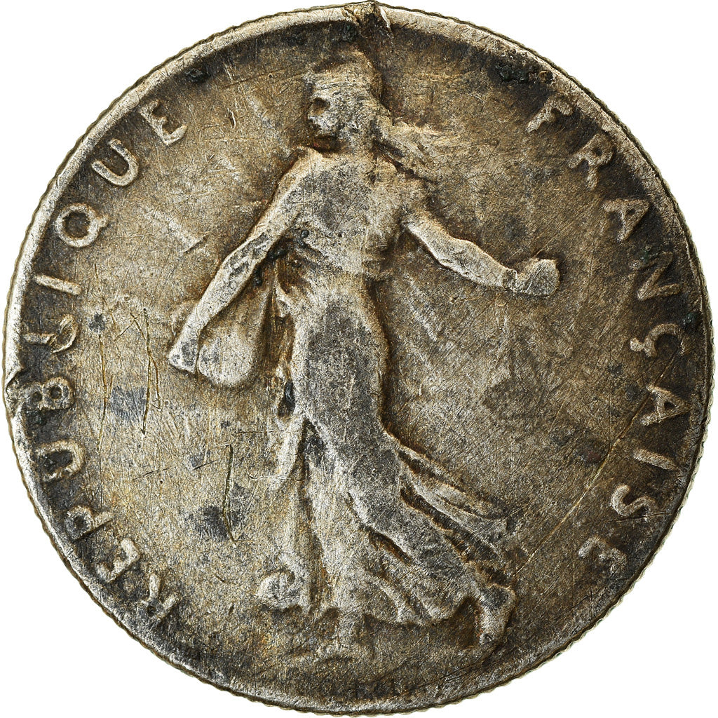 Coin, France, Semeuse, 50 Centimes, 1904, Paris, VF(30-35), Silver, KM:854