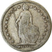 Moneta, Svizzera, 1/2 Franc, 1903, Bern, MB, Argento, KM:23