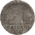 Moneda, Francia, 10 Centimes, 1917, BC+, Hierro, Elie:10.2