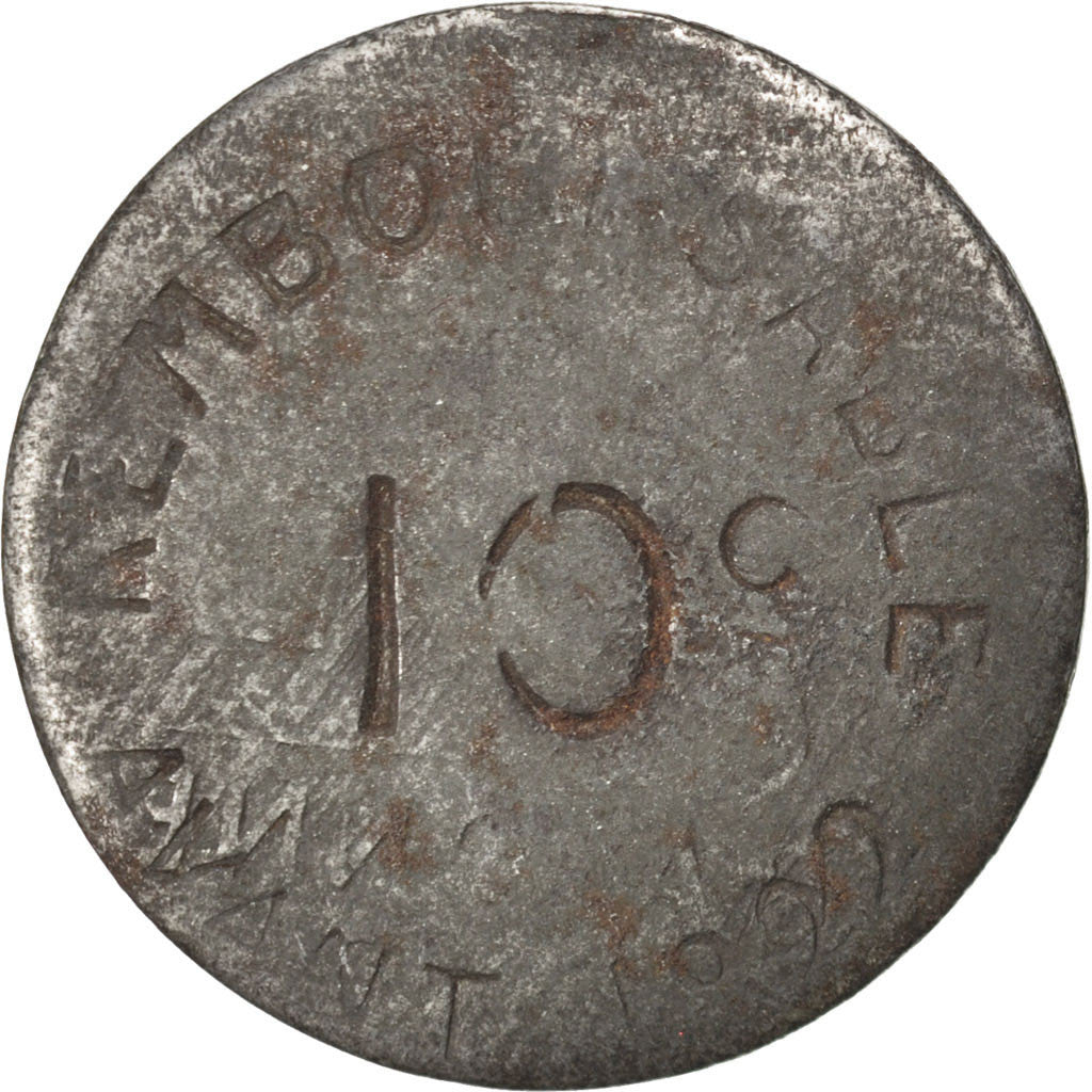 Coin, France, 10 Centimes, 1917, VF(30-35), Iron, Elie:10.2