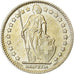 Münze, Schweiz, Franc, 1961, VZ+, Silber, KM:24