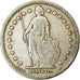Moneda, Suiza, Franc, 1903, Bern, MBC, Plata, KM:24