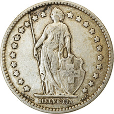 Münze, Schweiz, Franc, 1908, Bern, S+, Silber, KM:24