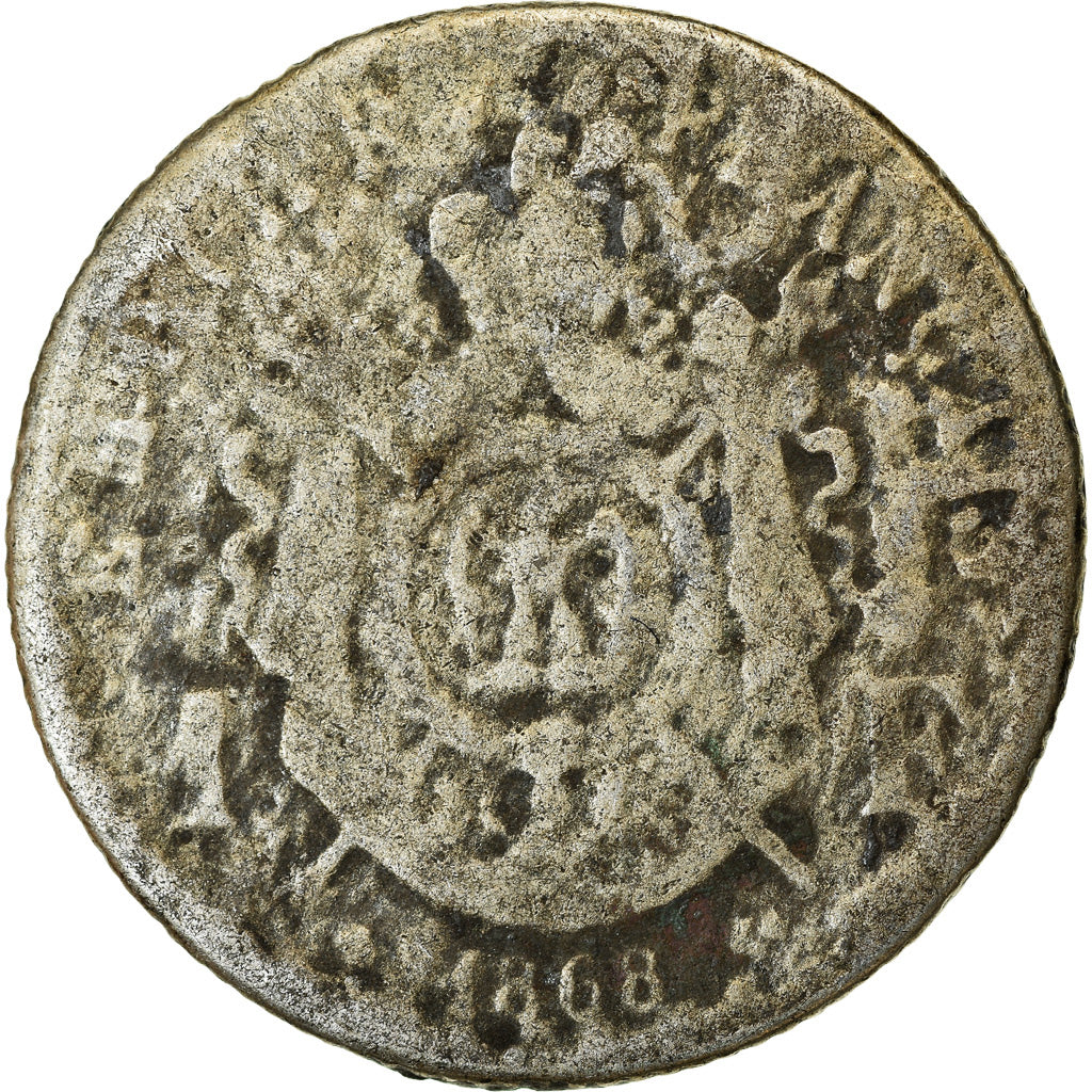 Moneta, Francia, Napoleon III, Napoléon III, Franc, 1868, Paris, Contemporary