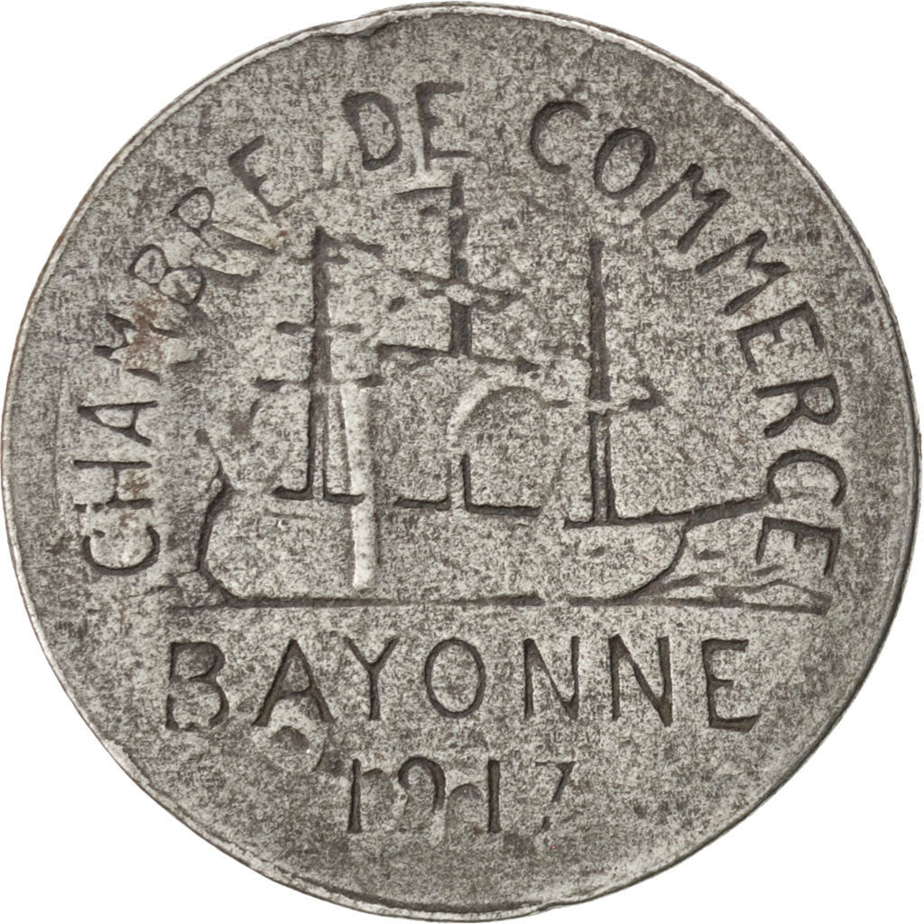 Coin, France, 10 Centimes, 1917, EF(40-45), Iron, Elie:10.2