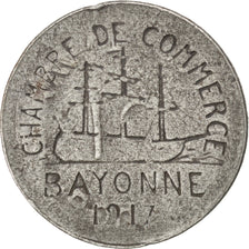 Moneda, Francia, 10 Centimes, 1917, MBC, Hierro, Elie:10.2