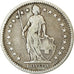 Moneta, Svizzera, 2 Francs, 1878, Bern, MB, Argento, KM:21