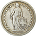 Coin, Switzerland, 2 Francs, 1878, Bern, VF(20-25), Silver, KM:21
