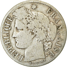 Monnaie, France, Cérès, 2 Francs, 1871, Paris, TB, Argent, Gadoury:530