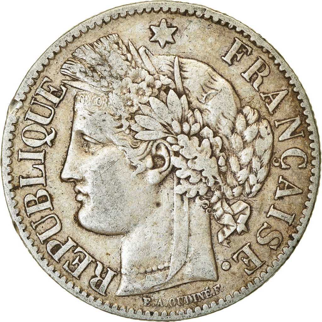 Monnaie, France, Cérès, 2 Francs, 1887, Paris, TB+, Argent, Gadoury:530a