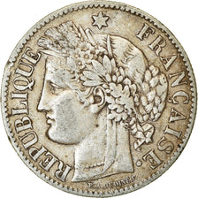 Monnaie, France, Cérès, 2 Francs, 1887, Paris, TB+, Argent, Gadoury:530a