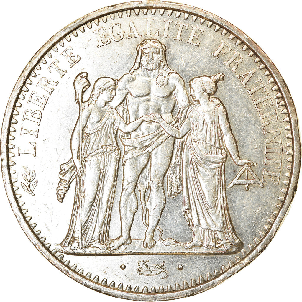 Munten, Frankrijk, Hercule, 10 Francs, 1972, Paris, ZF, Zilver, KM:932