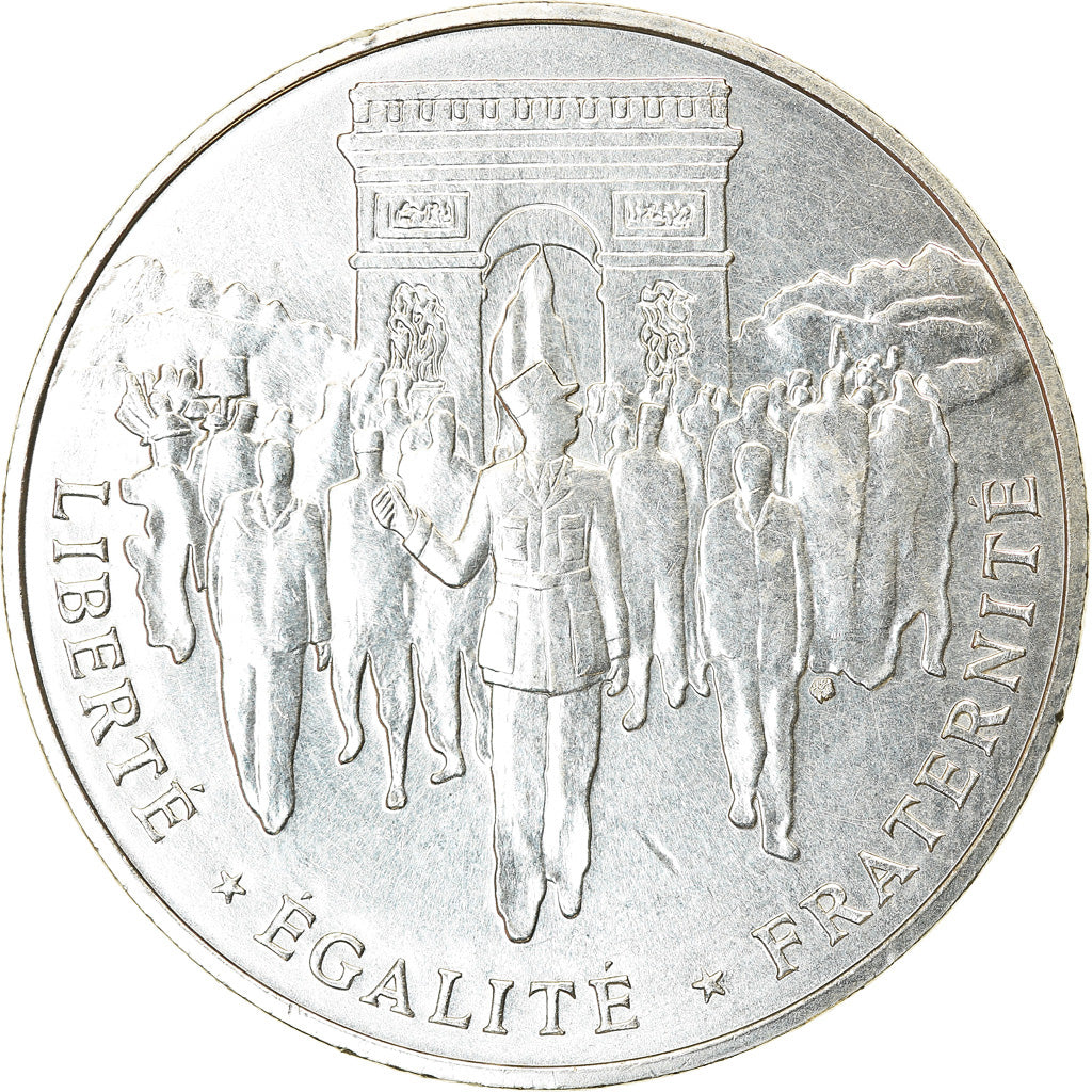 Coin, France, Libération de Paris, 100 Francs, 1994, AU(55-58), Silver