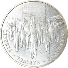 Coin, France, Libération de Paris, 100 Francs, 1994, AU(55-58), Silver