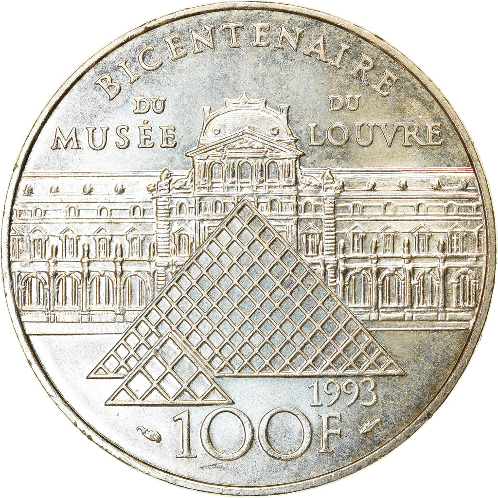 Moneda, Francia, Liberté guidant le peuple, 100 Francs, 1993, EBC, Plata