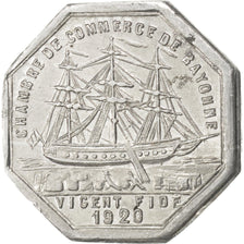 France, 10 Centimes, 1920, EF(40-45), Aluminium, Elie #10.3, 0.73