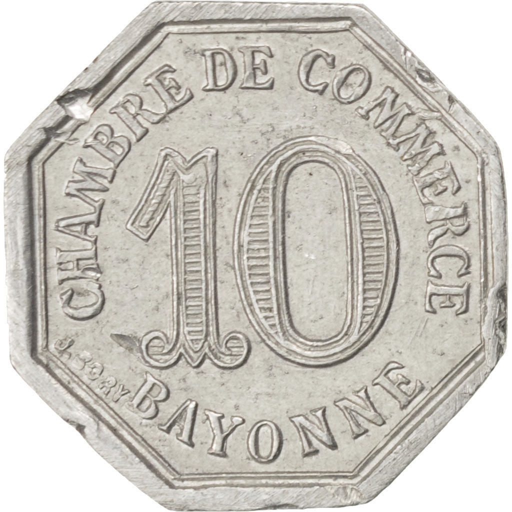 France, 10 Centimes, 1920, EF(40-45), Aluminium, Elie #10.3, 0.73