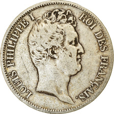 Monnaie, France, Louis-Philippe, 5 Francs, 1831, Rouen, TB, Argent