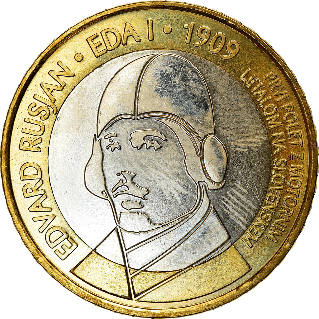 Slowenien, 3 Euro, 2009, UNZ, Bi-Metallic, KM:85