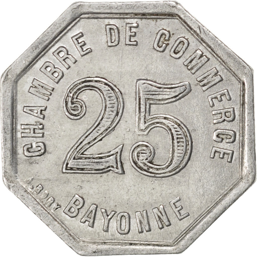 France, 25 Centimes, 1920, EF(40-45), Aluminium, Elie #10.4, 1.00