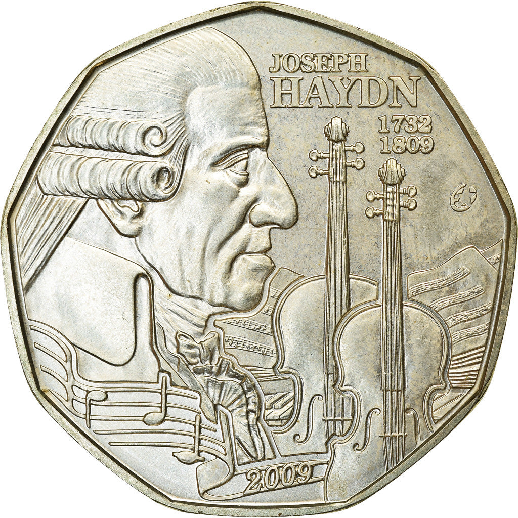 Österreich, 5 Euro, 2009, UNZ, Silber, KM:3170
